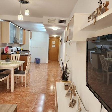 Bajo En Primera Linea De Vera-Playa Con Piscina Privada! Bagian luar foto