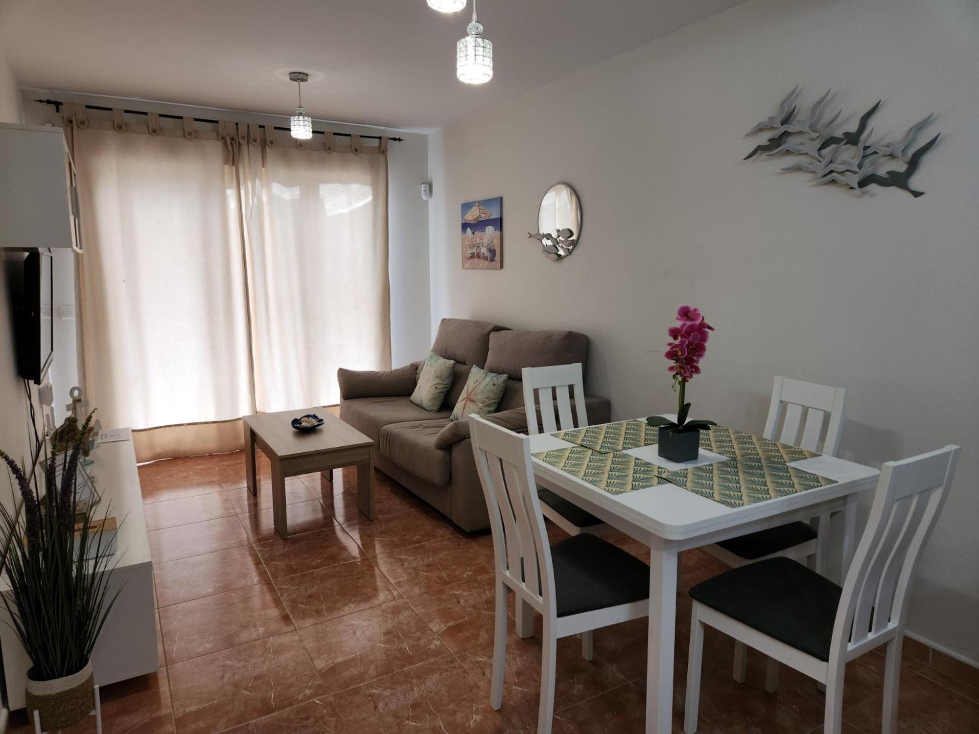 Bajo En Primera Linea De Vera-Playa Con Piscina Privada! Bagian luar foto