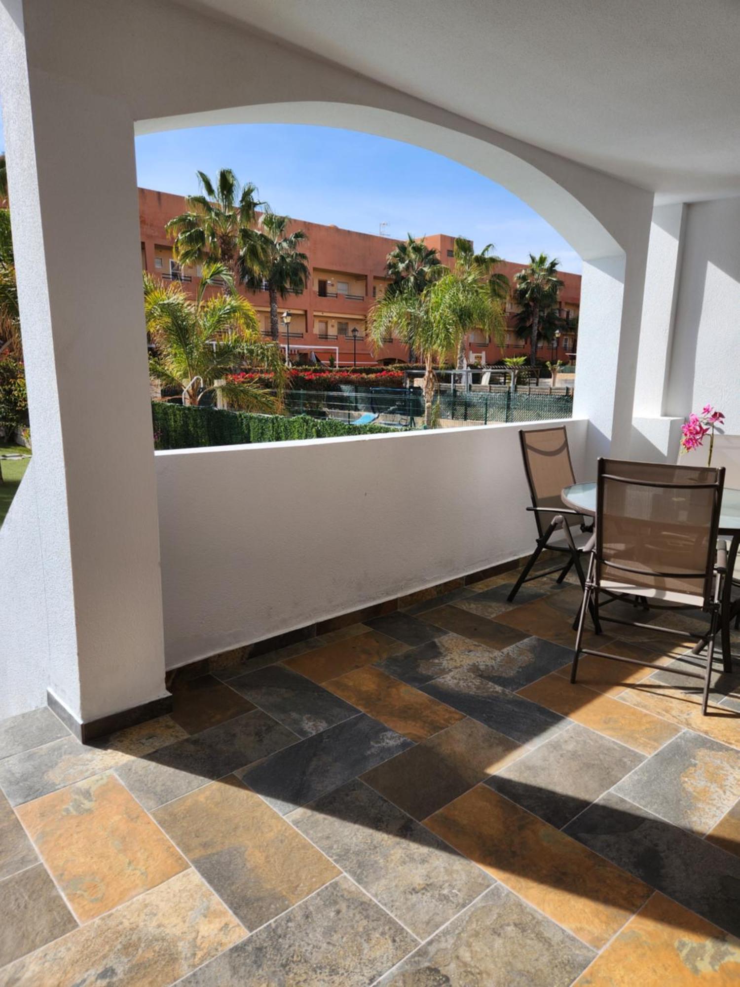 Bajo En Primera Linea De Vera-Playa Con Piscina Privada! Bagian luar foto