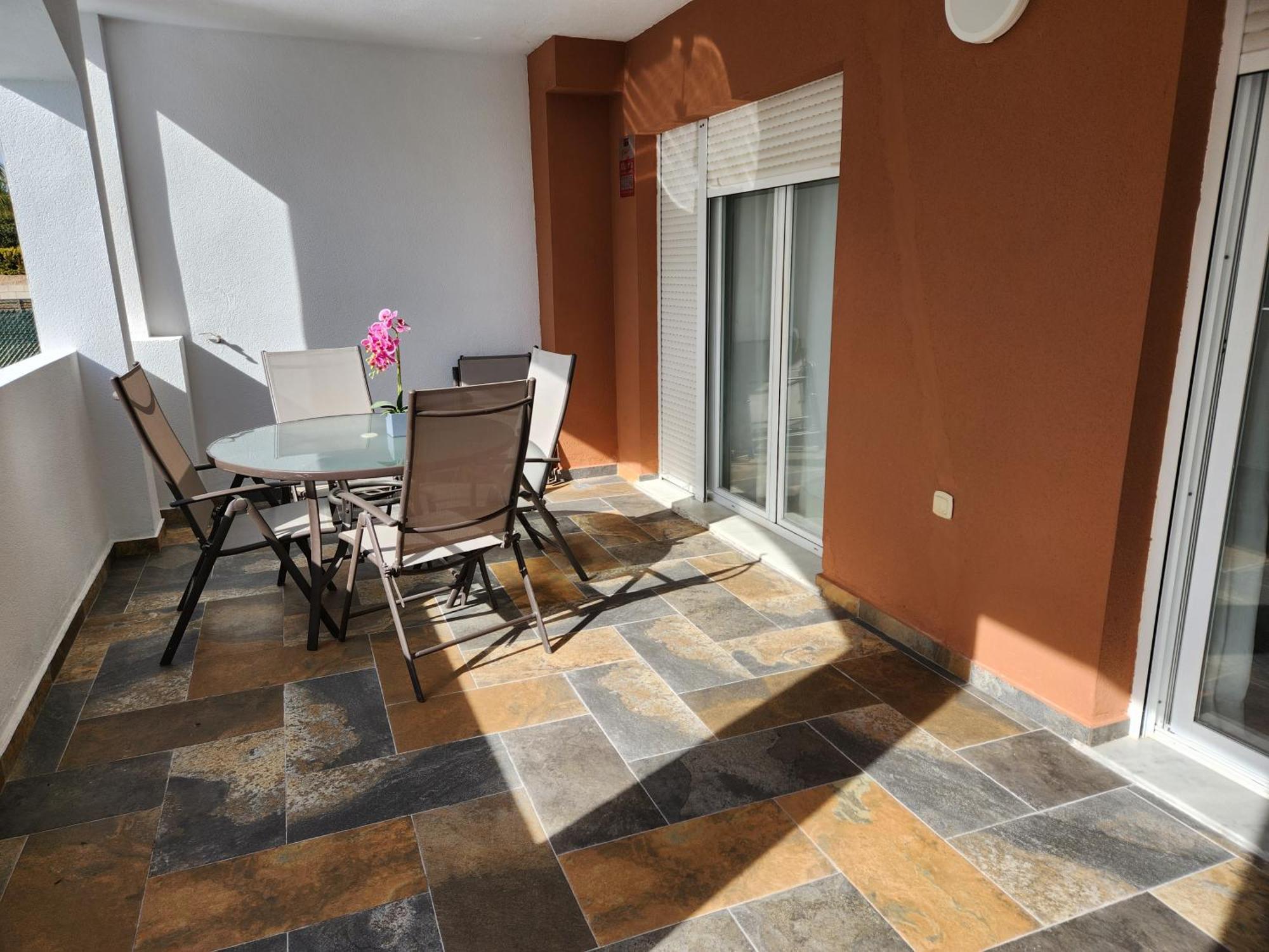 Bajo En Primera Linea De Vera-Playa Con Piscina Privada! Bagian luar foto